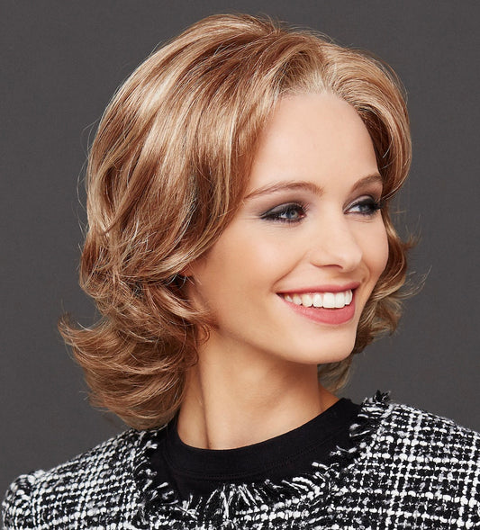 Perruque Vision Dover Gisela Mayer – carré mi-long ondulé, style élégant et naturel, idéale pour camoufler une perte de cheveux