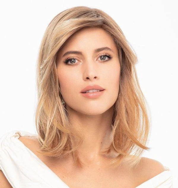 Volumateur Hi Filler Music de Gisela Mayer avec clips, mono-filament et cheveux réalistes pour volume naturel.