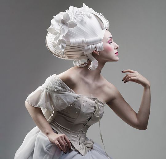 perruque baroque femme